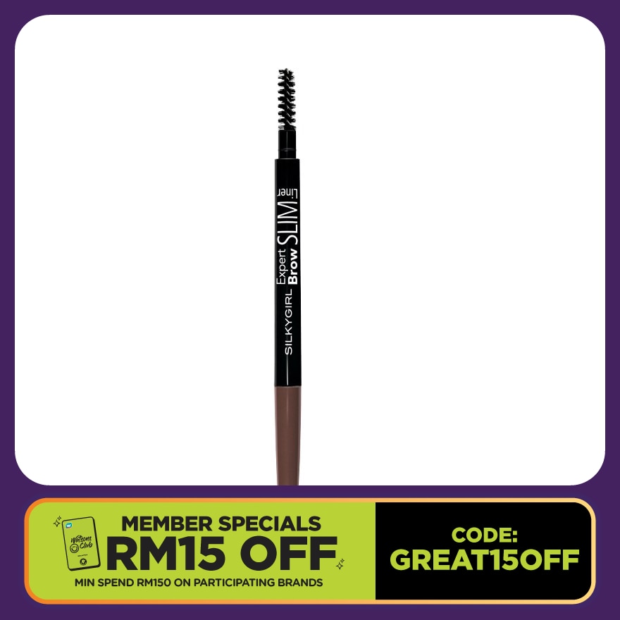 SILKYGIRL Expert Brow Slim Liner 02 Dark Brown 1's