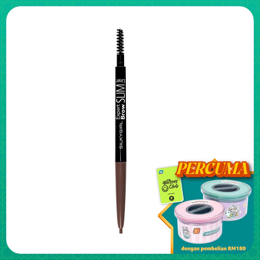 SILKYGIRL Expert Brow Slim Liner 02 Dark Brown 1's