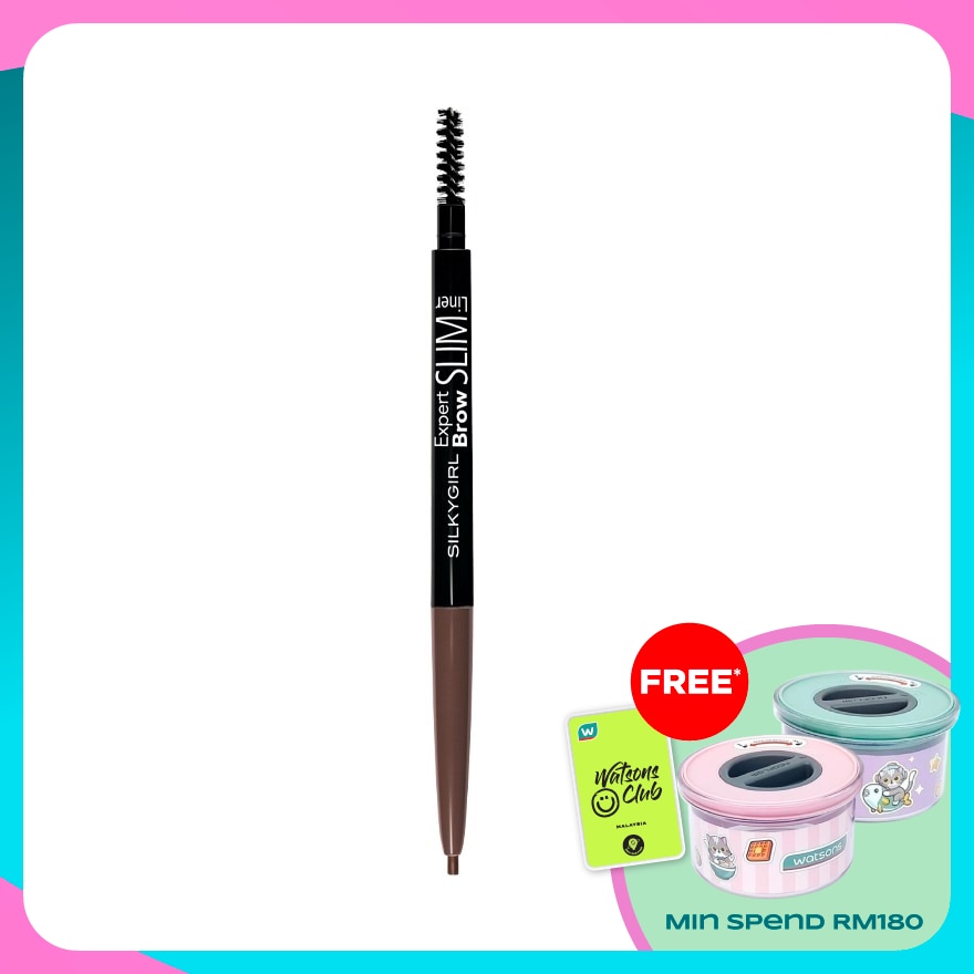 SILKYGIRL Expert Brow Slim Liner 02 Dark Brown 1's
