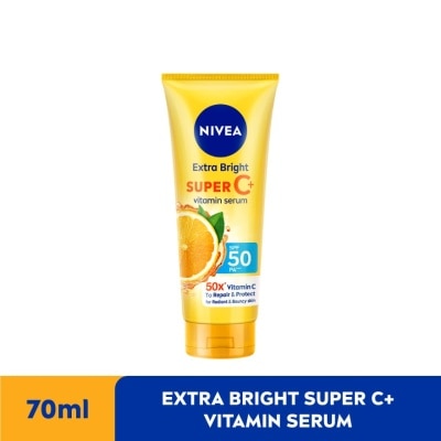 NIVEA Extra Bright Super C+ SPF50 Vitamin Serum 70ml