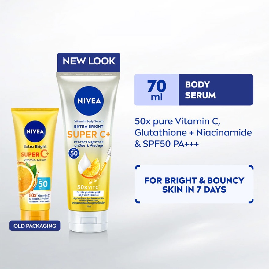 Extra Bright Super C+ SPF50 Vitamin Serum 70ml