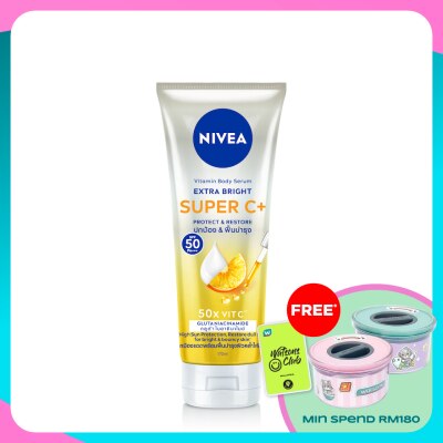 NIVEA Extra Bright Super C+ SPF50 Vitamin Serum 170ml