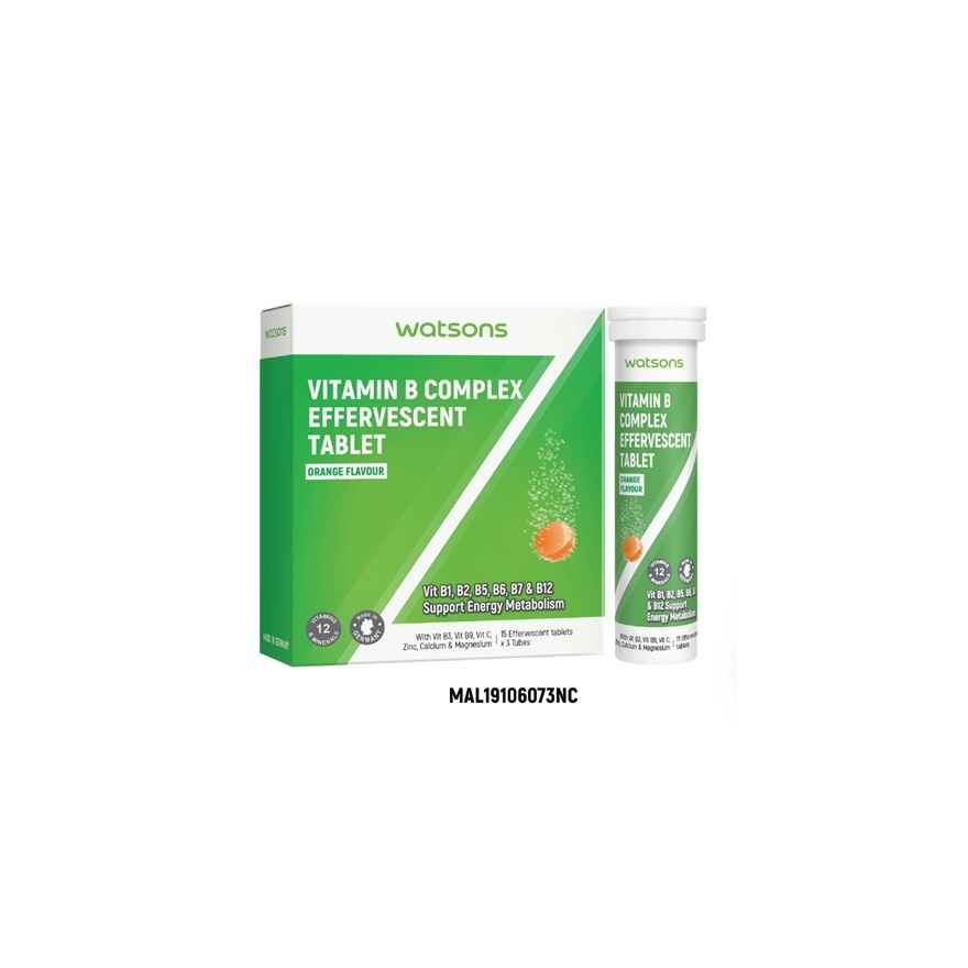 Effervescent Vitamin B Complex 3 x 15's image