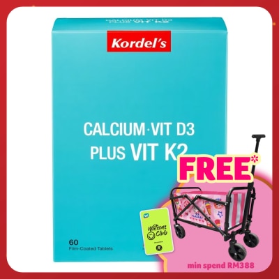 KORDEL'S Calcium+Vit D3 Plus Vit K2 60's