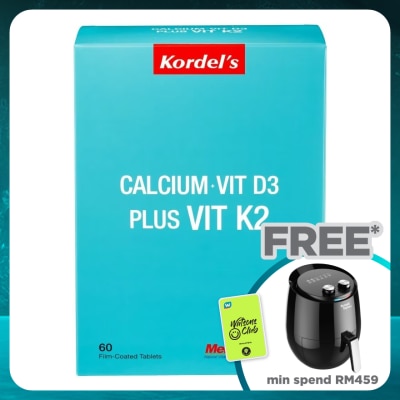 KORDEL'S Calcium+Vit D3 Plus Vit K2 60's
