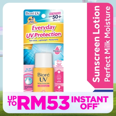 BIORE UV Perfect Milk Moisture SPF 50+ Sunscreen 25ml