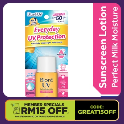 BIORE UV Perfect Milk Moisture SPF 50+ Sunscreen 25ml