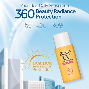 Biore UV Perfect Milk Moisture SPF 50+ Sunscreen 25ml