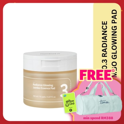 NUMBUZIN No.3 Radiance Glowing Jumbo Essence Pad 70S