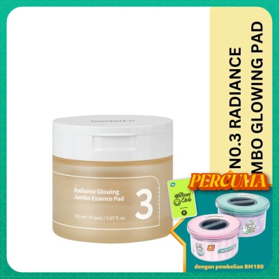 NUMBUZIN No.3 Radiance Glowing Jumbo Essence Pad 70S