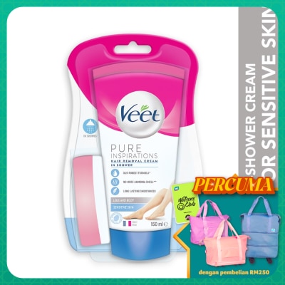 VEET Hair Removal Cream In Shower Sensitive Skin 150ml