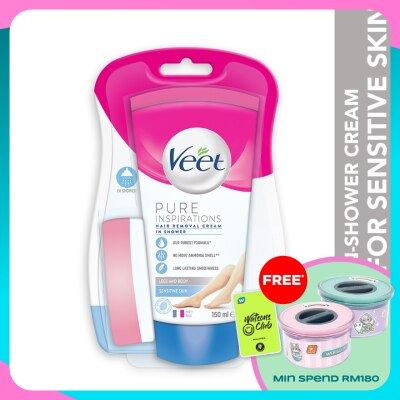VEET Hair Removal Cream In Shower Sensitive Skin 150ml