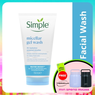 SIMPLE - Water Boost Micellar Facial Wash Gel Wash 150ml
