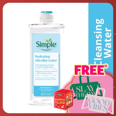 SIMPLE Water Boost Micellar Cleansing Water 400ml