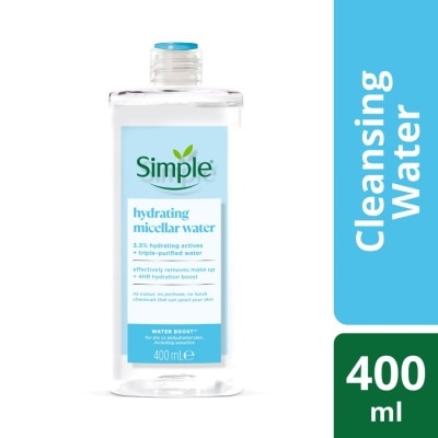 SIMPLE Water Boost Micellar Cleansing Water 400ml
