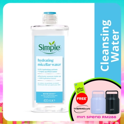 SIMPLE - Water Boost Micellar Cleansing Water 400ml