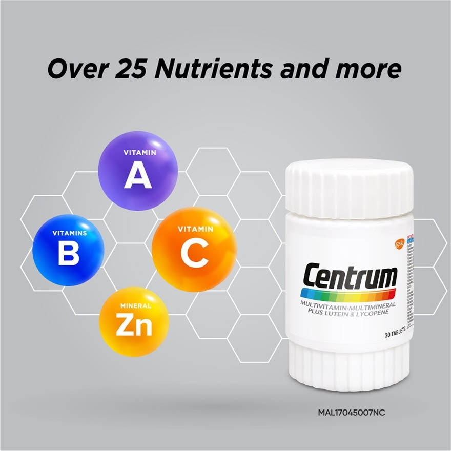 Multivitamin-Multimineral Plus Lutein & Lycopene 30s