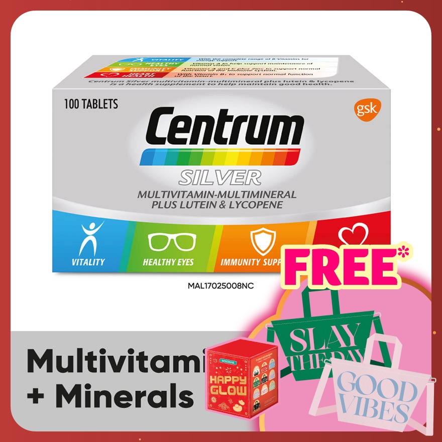Silver Multivit-Multimin + Lutein & Lycopene 100s