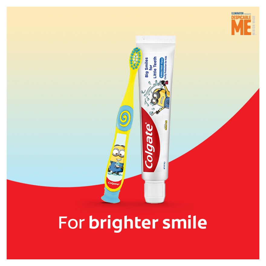 Colgate Kids Minion Toothbrush 2 to 5 Years (Ultra Soft) image