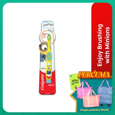 COLGATE Colgate Kids Minion Toothbrush 2 to 5 Years (Ultra Soft)