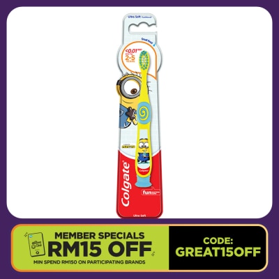 COLGATE Kids Minion Toothbrush 2-5 Years (Ultra Soft)
