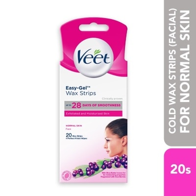 VEET Wax Strip Face Normal Skin 20s