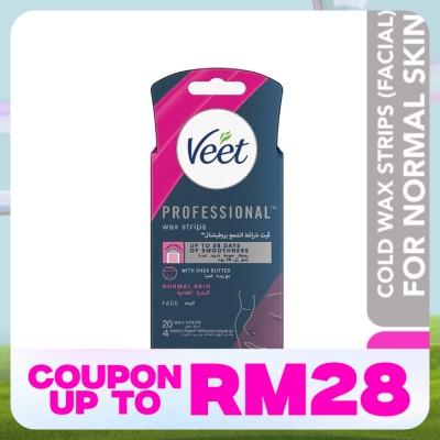 VEET Wax Strip Face Normal Skin 20s