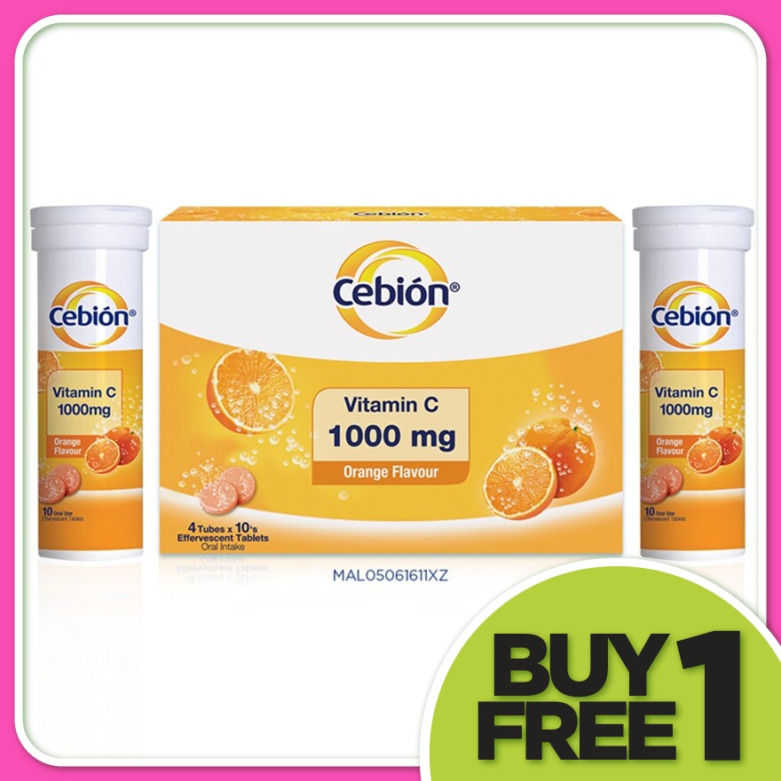 Vitamin C 1000mg 4x10's Foc 20's