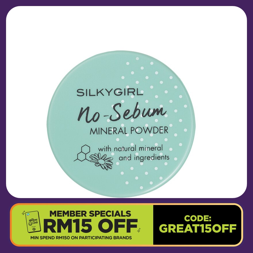 SILKYGIRL No-Sebum Mineral Powder 1's