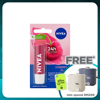 NIVEA Lip Cherry Shine Caring Lip Balm 4.8g