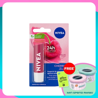 NIVEA Lip Cherry Shine Caring Lip Balm 4.8g