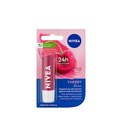 NIVEA Lip Cherry Shine Caring Lip Balm 4.8g