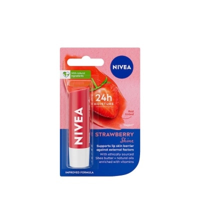 NIVEA Lip Strawberry Shine Caring Lip Balm 4.8g