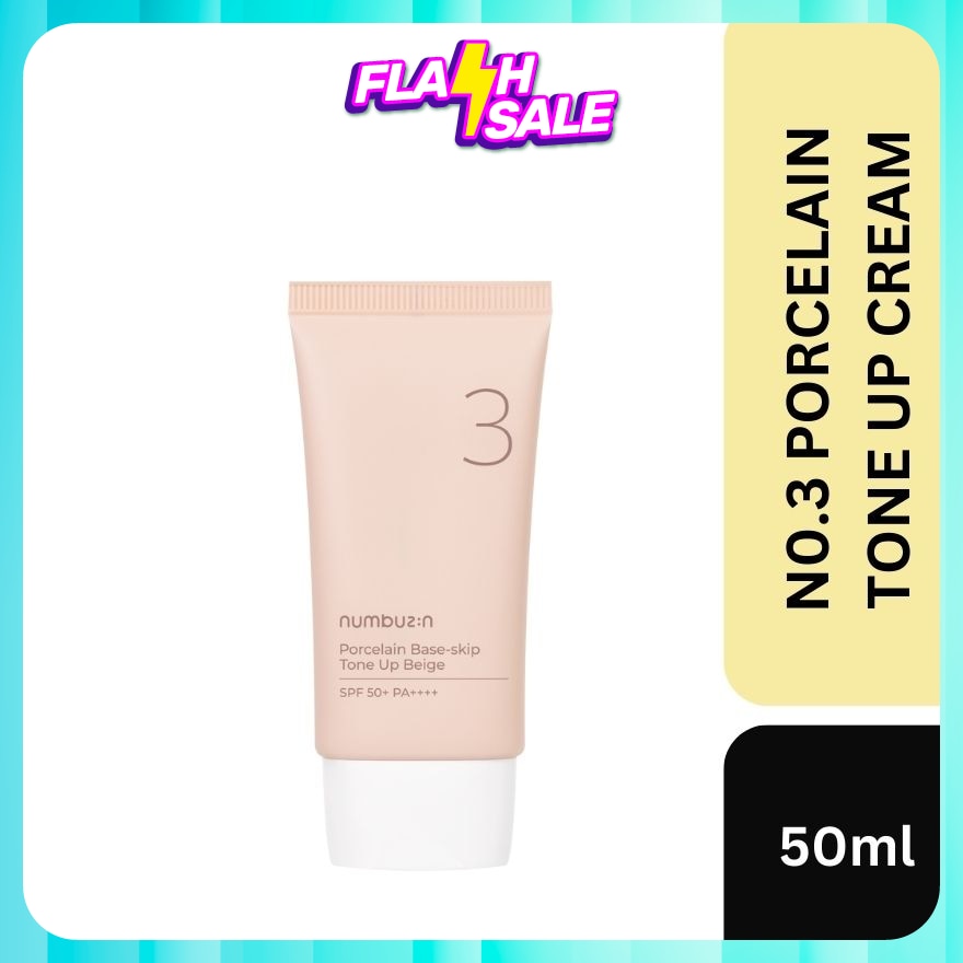 No.3 Porcelain Base-skip Tone Up Beige 50ml