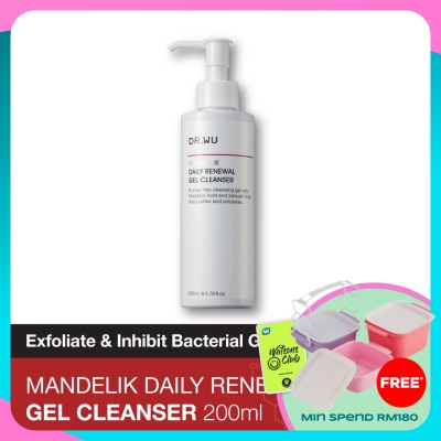DR. WU Mandelik Daily Renewal Gel Cleanser 200ml