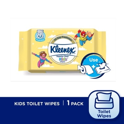 KLEENEX Superior Clean Kids Wipes 20s