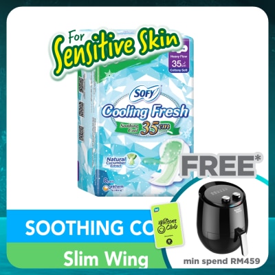 SOFY Cooling Fresh Cucumber Ultra Slim Wing 35cm 8s