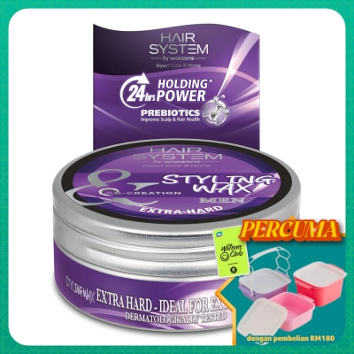 HAIR SYSTEM BY WATSONS - Styling Wax - Extra Hard 75ml
