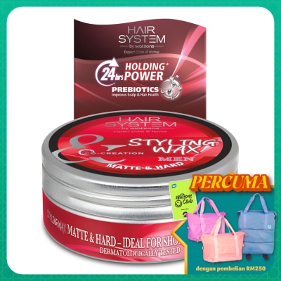 HAIR SYSTEM BY WATSONS - Styling Wax - Matte & Hard 75ml