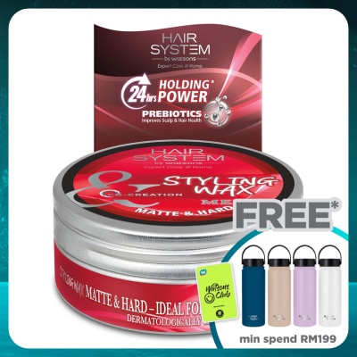 HAIR SYSTEM BY WATSONS Styling Wax - Matte & Hard 75ml