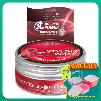 HAIR SYSTEM BY WATSONS - Styling Wax - Matte & Hard 75ml