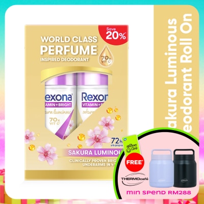 REXONA - Sakura Radiance Roll On 2X45ml