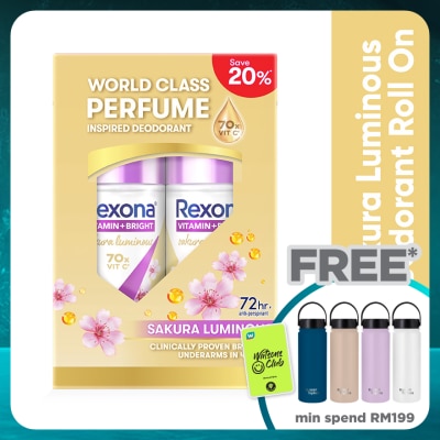 REXONA Sakura Radiance Roll On 2X45ml