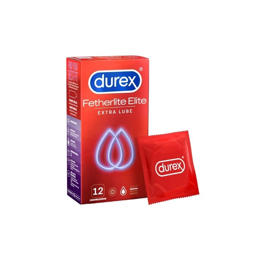 Condom Fetherlite Elite Extra Lubricated 12s