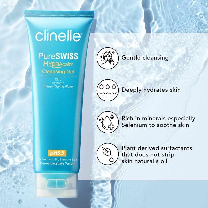 Pure Swiss Hydra Calm Cleansing Gel 100ml image