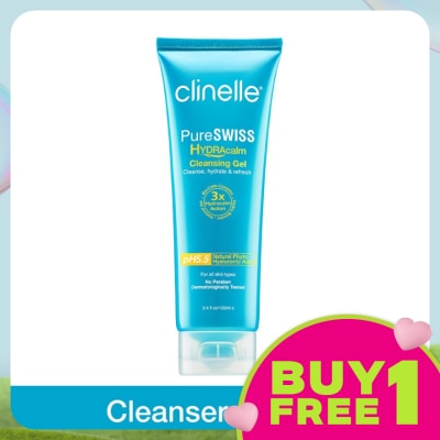 CLINELLE Pure Swiss Hydra Calm Cleansing Gel 100ml
