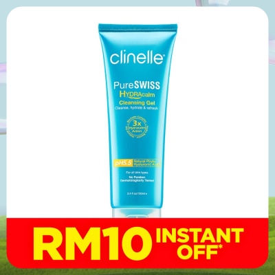 CLINELLE Pure Swiss Hydra Calm Cleansing Gel 100ml
