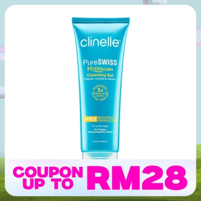 CLINELLE Pure Swiss Hydra Calm Cleansing Gel 100ml