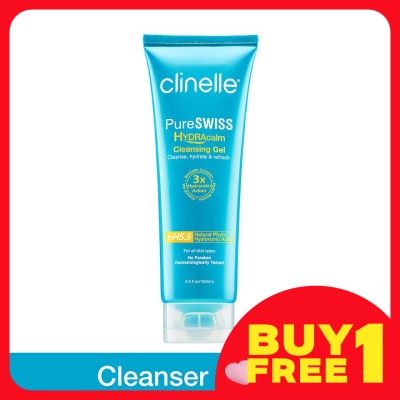 CLINELLE Pure Swiss Hydra Calm Cleansing Gel 100ml