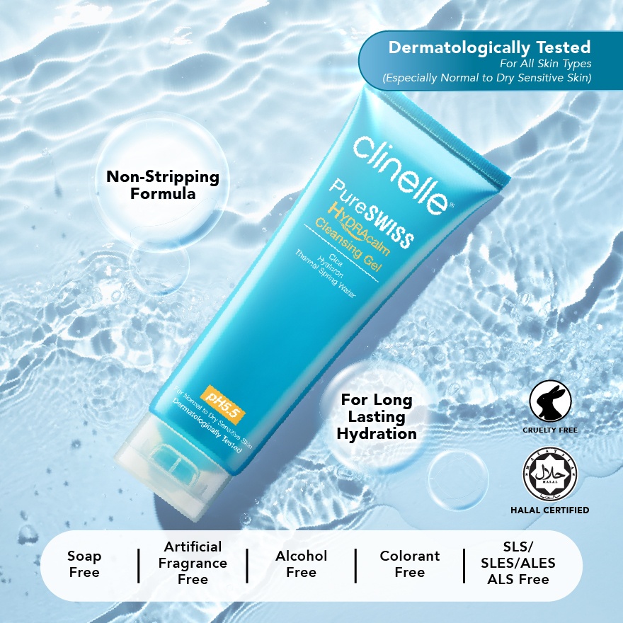 Pure Swiss Hydra Calm Cleansing Gel 100ml image